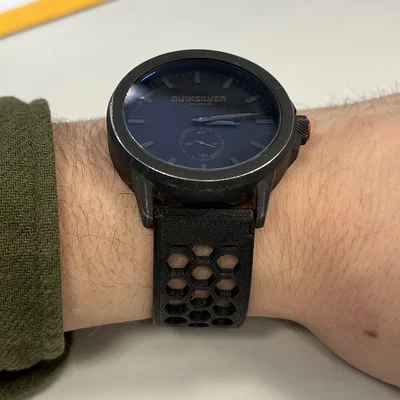 PrusaWatch: Dây đồng hồ TPU tùy biến từng phần (20/22mm) với khóa & hexagon