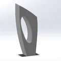 Mẫu bình hoa trang trí 3D Vase 01 hiện đại, tối giản - Thumbnail 2