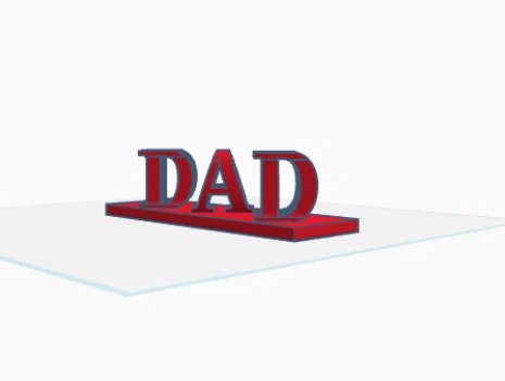 Mô hình trang trí chữ MOM và DAD - Quà tặng ý nghĩa từ in 3D - Image 2