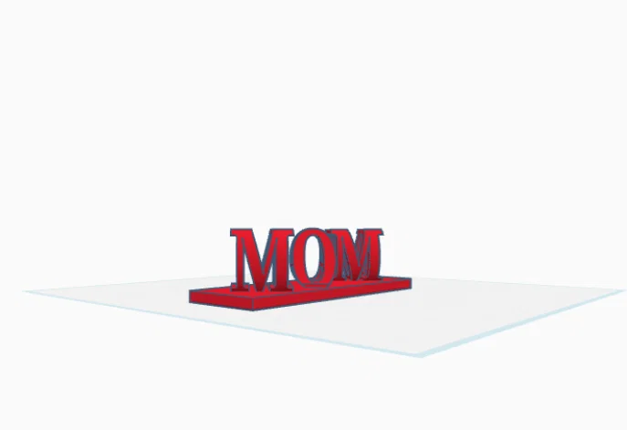 Mô hình trang trí chữ MOM và DAD - Quà tặng ý nghĩa từ in 3D - Image 3