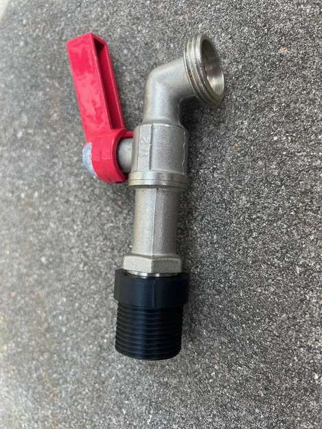 Đầu chuyển đổi ren G3/4 sang G1/2 lắp vòi nước cho thùng chứa nước mưa - Image 2