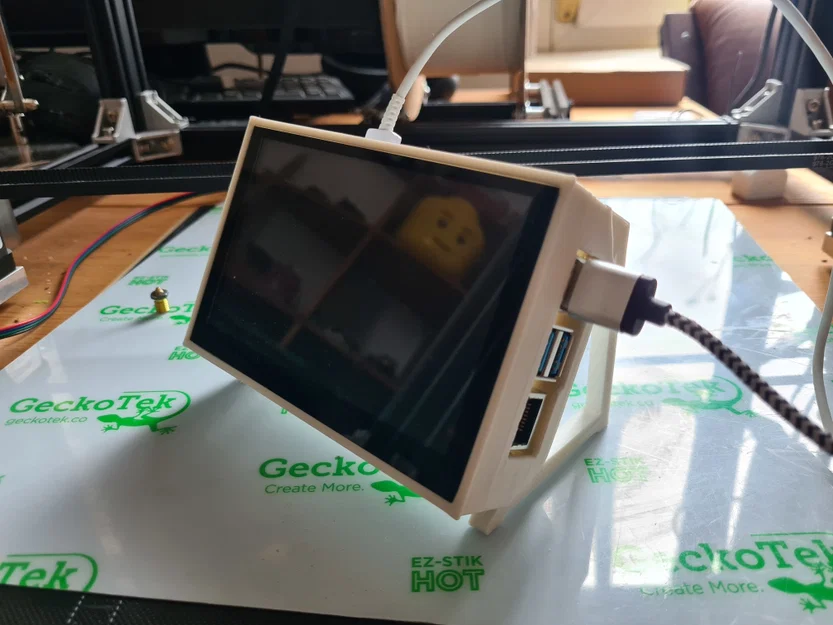 Khung vỏ nhựa 3D cho màn hình Waveshare 5 inch Raspberry Pi 4 - Image 1