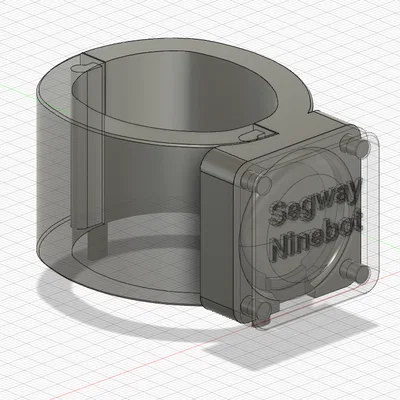 Bracket giấu Apple AirTag cho Segway Ninebot Kickscooter MAX G30D II