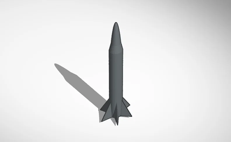 Mô hình tên lửa quân sự (Military Missile) - File in 3D chi tiết - Image 1