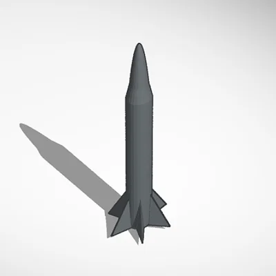 Mô hình tên lửa quân sự (Military Missile) - File in 3D chi tiết