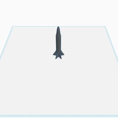 Mô hình tên lửa quân sự (Military Missile) - File in 3D chi tiết