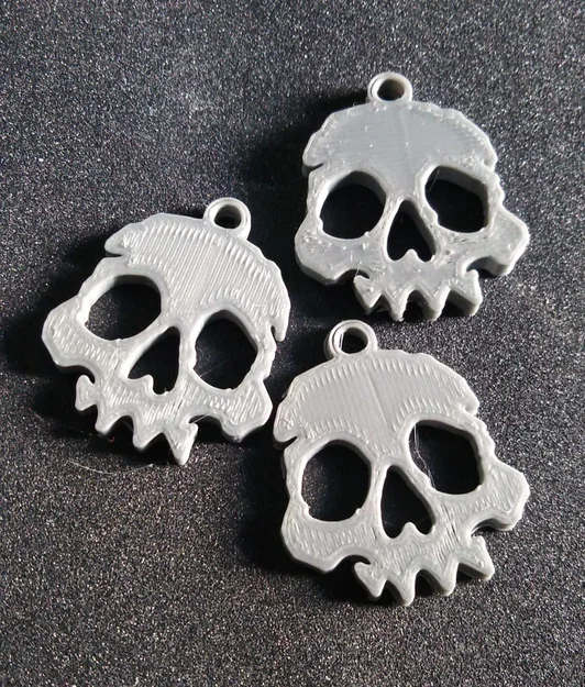 Móc khóa đầu lâu (Skull keychan - llavero de calavera) - Image 1