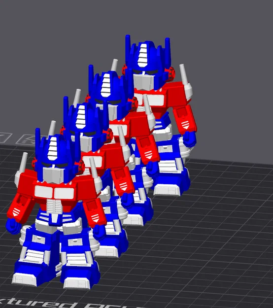 Móc khóa Optimus Prime 3D: Mô hình Transformers dễ thương - Image 1