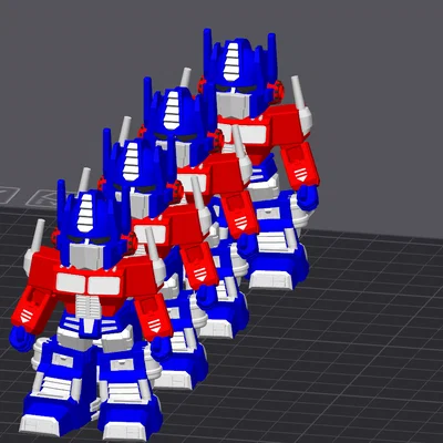 Móc khóa Optimus Prime 3D: Mô hình Transformers dễ thương