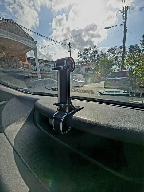 Kẹp Giữ Điện Thoại Taplo Siêu Chắc (Sturdy Dashboard Phone Holder Clip) - Image 4