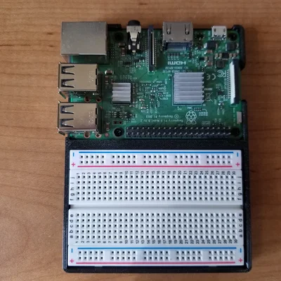 Hộp Raspberry Pi kèm Breadboard (Raspberry Pi Breadboard Case)