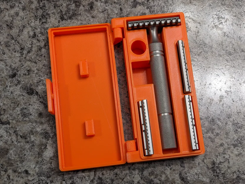 Hộp đựng dao cạo râu Safety Razor Case in 3D tiện lợi - Image 1