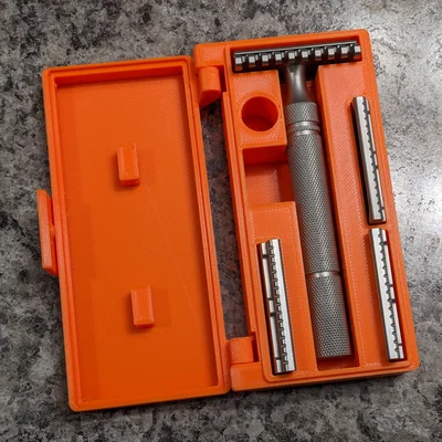 Hộp đựng dao cạo râu Safety Razor Case in 3D tiện lợi