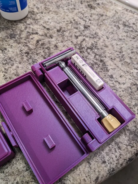 Hộp đựng dao cạo râu Safety Razor Case in 3D tiện lợi - Image 2