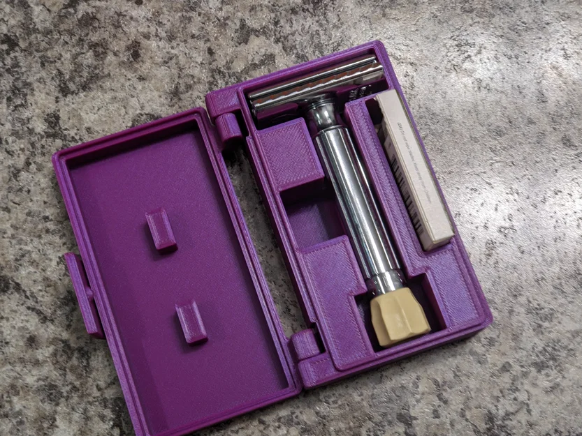 Hộp đựng dao cạo râu Safety Razor Case in 3D tiện lợi - Image 3
