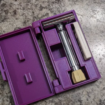 Hộp đựng dao cạo râu Safety Razor Case in 3D tiện lợi