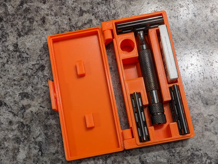 Hộp đựng dao cạo râu Safety Razor Case in 3D tiện lợi - Image 4