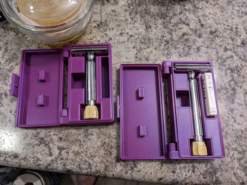 Hộp đựng dao cạo râu Safety Razor Case in 3D tiện lợi - Image 5