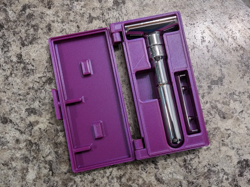 Hộp đựng dao cạo râu Safety Razor Case in 3D tiện lợi - Image 6