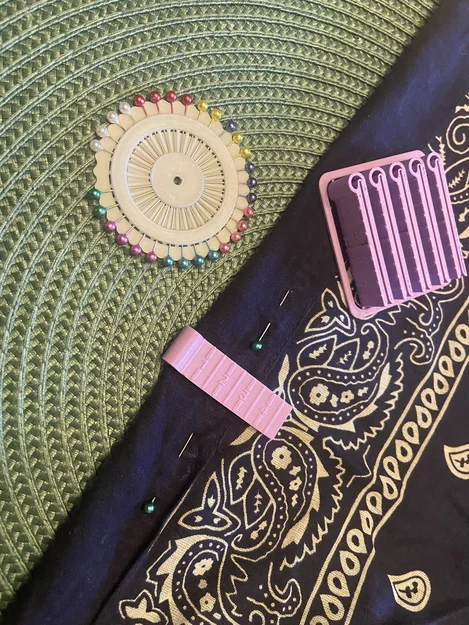 Kẹp gấp cải tiến có thước đo (cm) cho vải/textile - Image 8