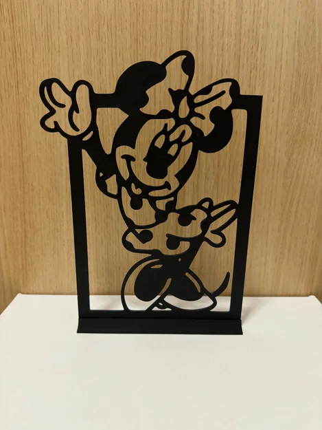 Mô hình trang trí Minnie 3D tinh tế cho bàn làm việc - Image 1