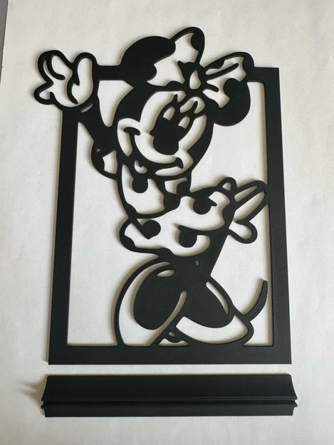 Mô hình trang trí Minnie 3D tinh tế cho bàn làm việc - Image 2