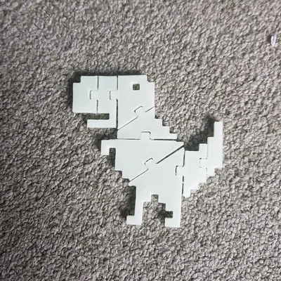 Mô hình Chrome Dino (Flexi) linh hoạt in 3D - Chú khủng long huyền thoại