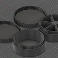 Hộp đựng đồ hình trụ nhỏ (Small Cylinder Storage Container) - Thumbnail 2
