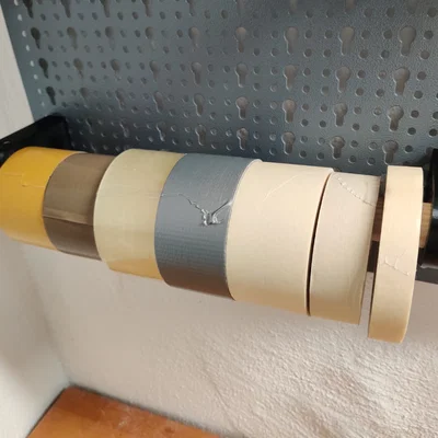 Giá treo băng keo cho bảng Pegboard Küpper (Thiết kế in 3D)