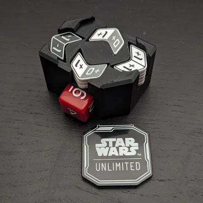 Đế chèn Gamegenic Deckpod có ống đựng xúc xắc cho Star Wars: Unlimited