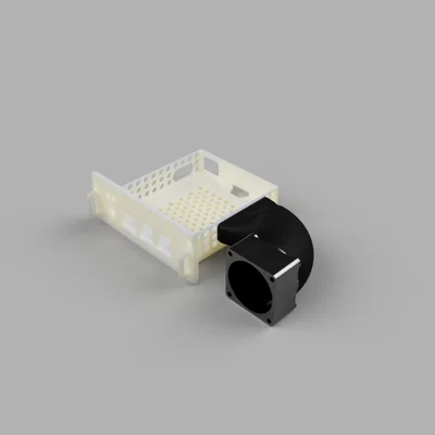 Giá đỡ rack đôi tản nhiệt tốt cho Raspberry Pi