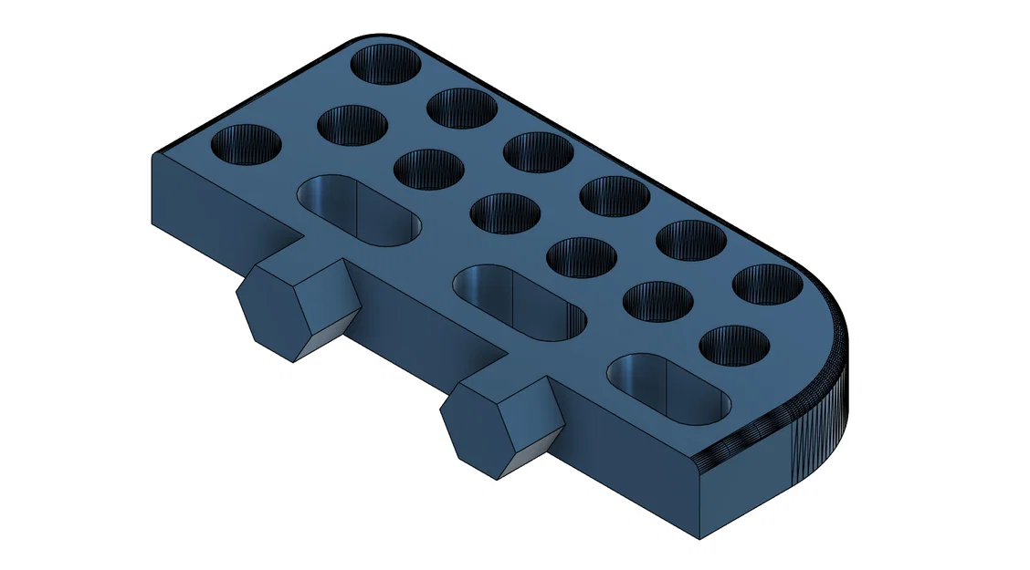 Giá đỡ tua vít cho bảng Honeycomb Storage Wall in 3D - Image 1
