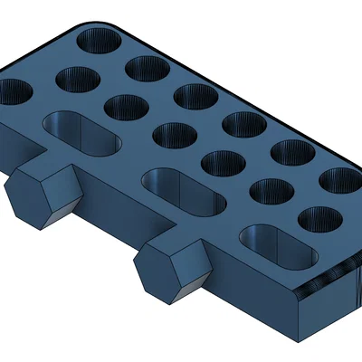 Giá đỡ tua vít cho bảng Honeycomb Storage Wall in 3D
