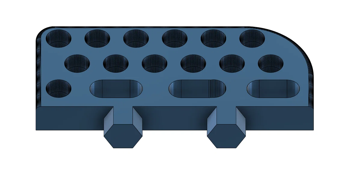 Giá đỡ tua vít cho bảng Honeycomb Storage Wall in 3D - Image 2