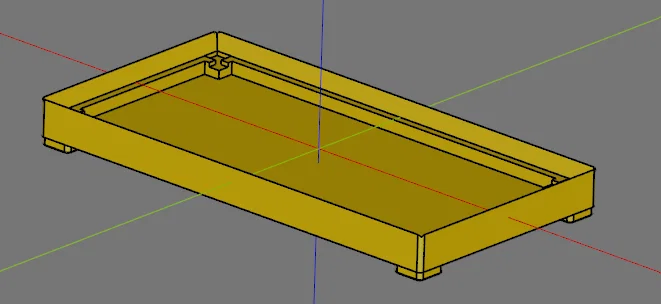 Khay caddy bồn rửa bếp dạng module [BẢN SỬA] (cadquery parametric) - Image 3