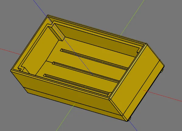 Khay caddy bồn rửa bếp dạng module [BẢN SỬA] (cadquery parametric) - Image 5