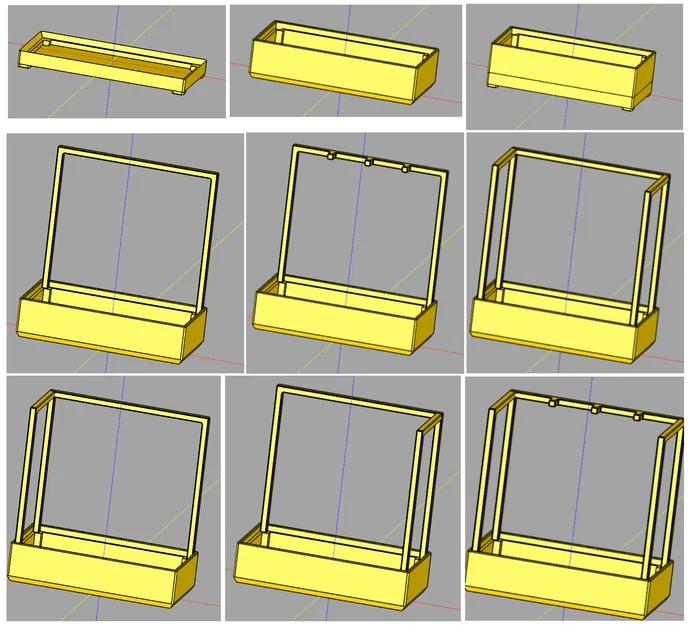 Khay caddy bồn rửa bếp dạng module [BẢN SỬA] (cadquery parametric) - Image 8