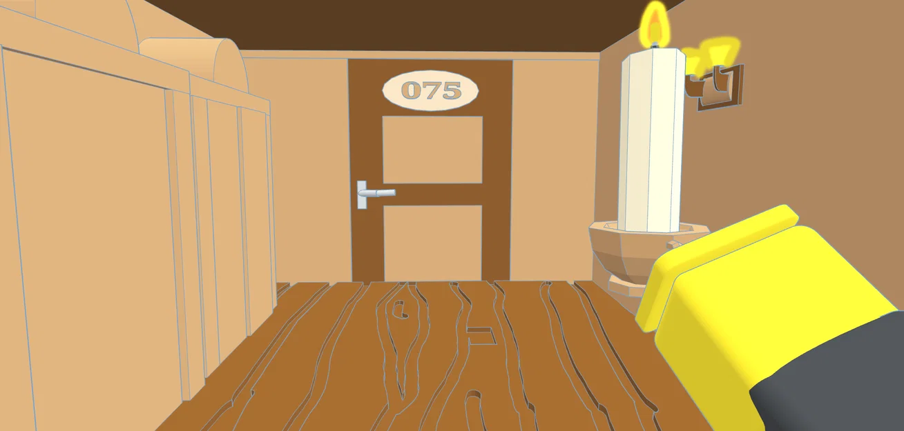 Mô hình nến Roblox DOORS 3D - Phụ kiện trang trí độc đáo - Image 1