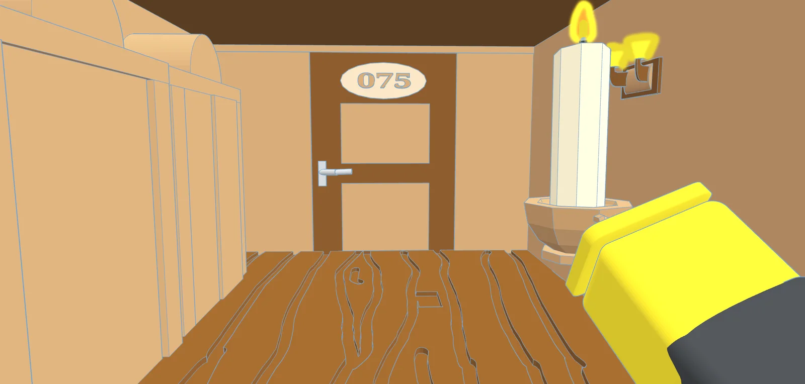 Mô hình nến Roblox DOORS 3D - Phụ kiện trang trí độc đáo 1
