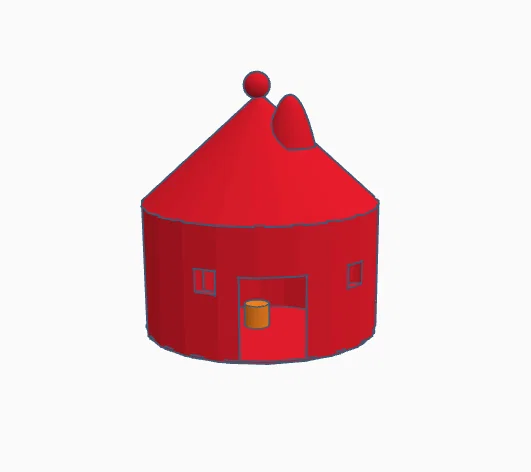 Mô hình ngôi nhà 3D xinh xắn để trang trí bàn học và làm sa bàn - Image 1