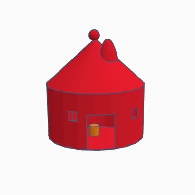 Mô hình ngôi nhà 3D xinh xắn để trang trí bàn học và làm sa bàn