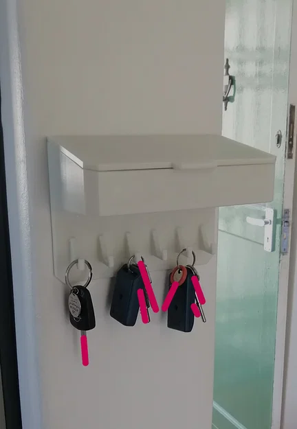 Móc Treo Chìa Khóa Kèm Kệ Riêng Tư (Key Holder with Privacy Shelf) - Image 1