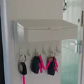 Móc Treo Chìa Khóa Kèm Kệ Riêng Tư (Key Holder with Privacy Shelf) - Thumbnail 1