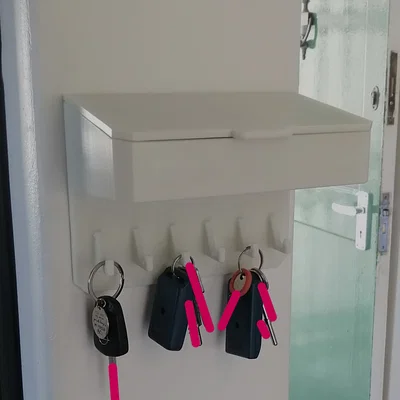 Móc Treo Chìa Khóa Kèm Kệ Riêng Tư (Key Holder with Privacy Shelf)