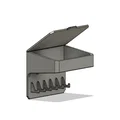 Móc Treo Chìa Khóa Kèm Kệ Riêng Tư (Key Holder with Privacy Shelf) - Thumbnail 2