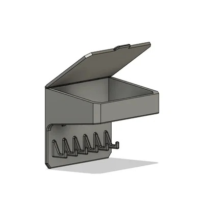 Móc Treo Chìa Khóa Kèm Kệ Riêng Tư (Key Holder with Privacy Shelf)