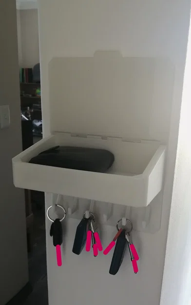Móc Treo Chìa Khóa Kèm Kệ Riêng Tư (Key Holder with Privacy Shelf) - Image 6