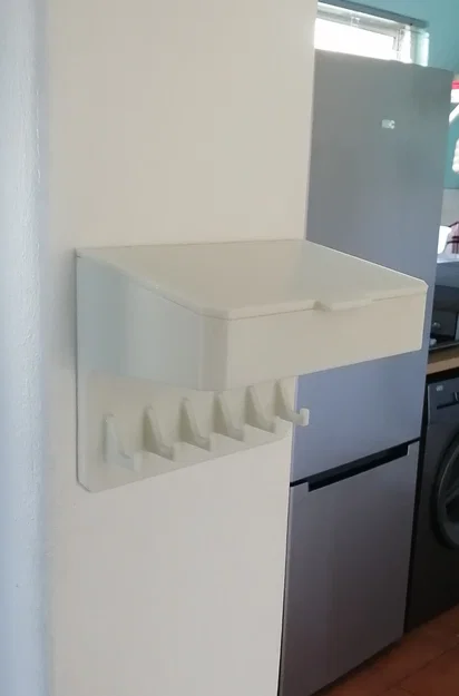 Móc Treo Chìa Khóa Kèm Kệ Riêng Tư (Key Holder with Privacy Shelf) - Image 8