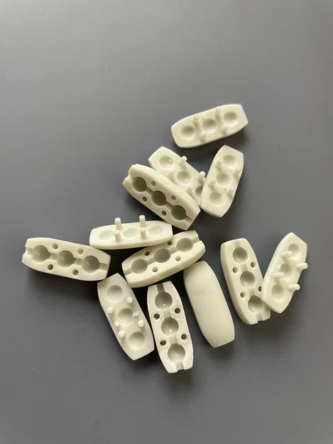 Đầu nối dây kéo rèm (Blinds Bead Chain Connector) in 3D đơn giản - Image 3