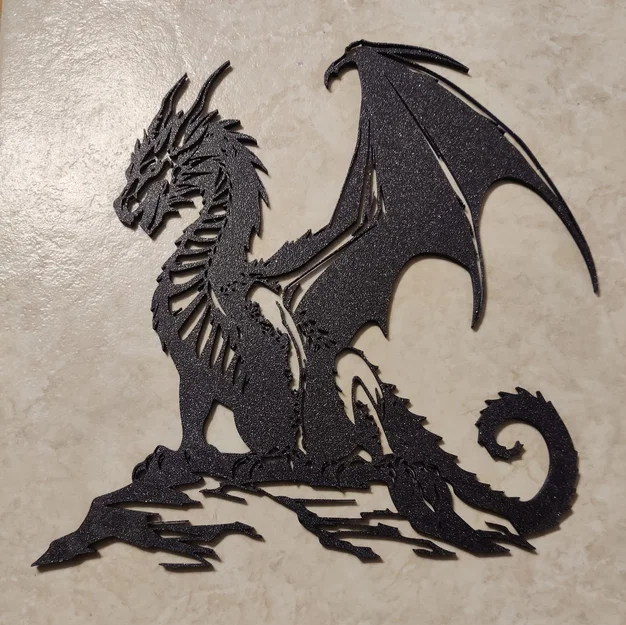 Mô hình rồng treo tường Mountain Dragon ấn tượng cho không gian sống - Image 1